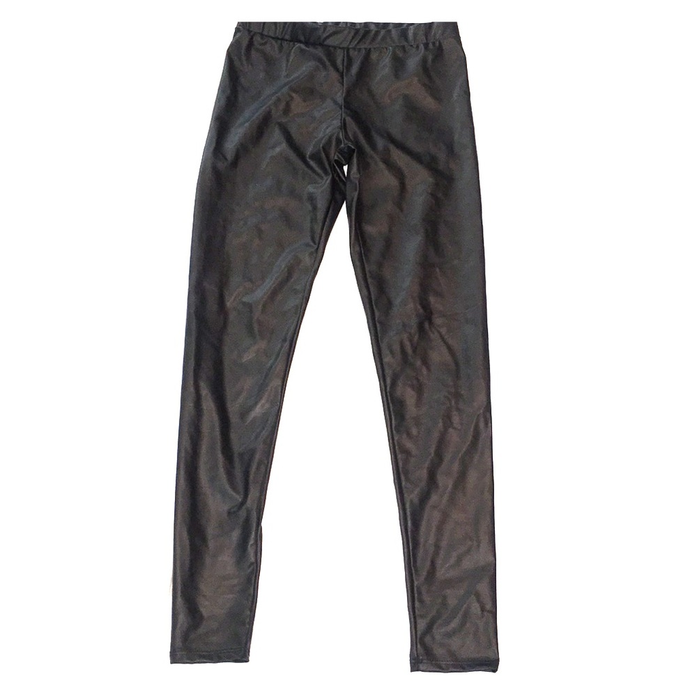 Black vegan leather leggings. Brand new!